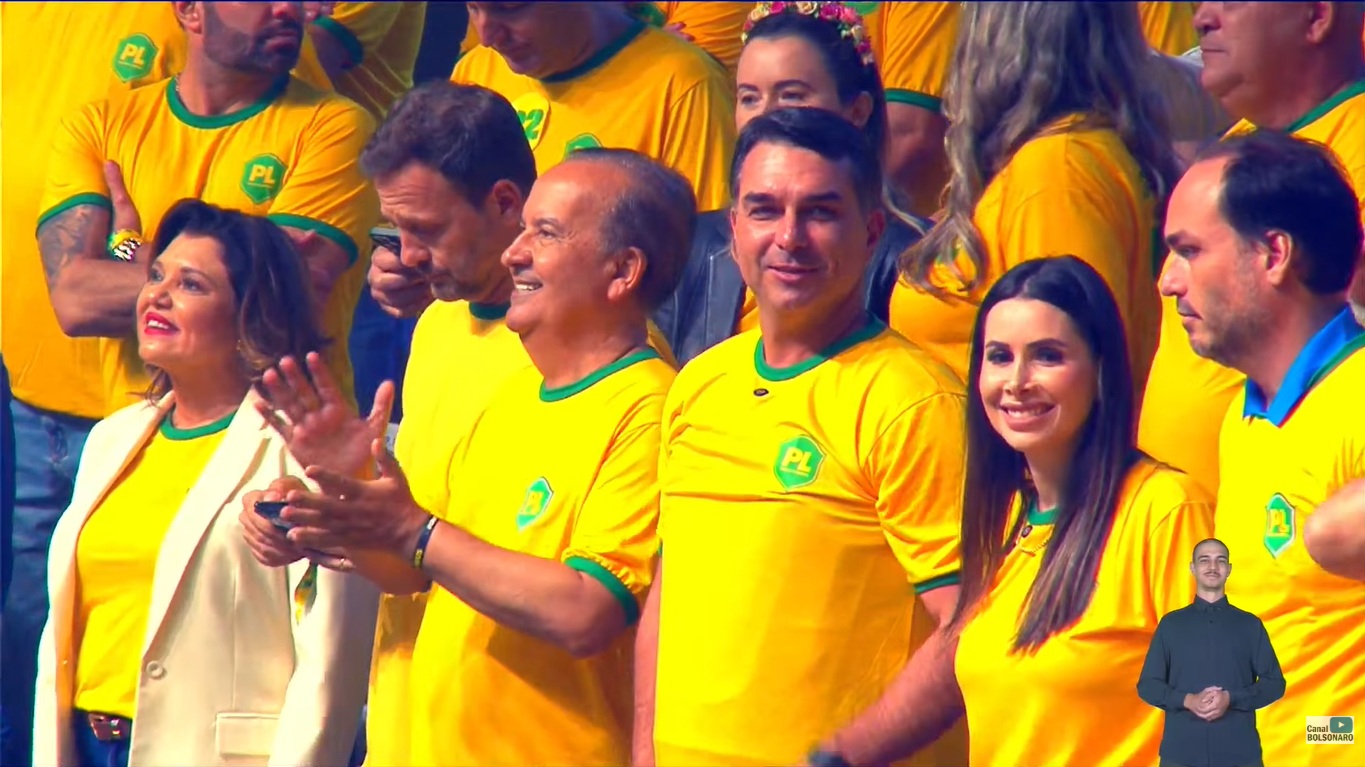 candidatura (Foto: Reprodução/YouTube/Flávio Bolsonaro )