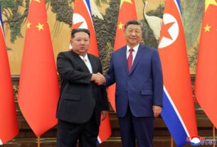 KCNA via/AFP