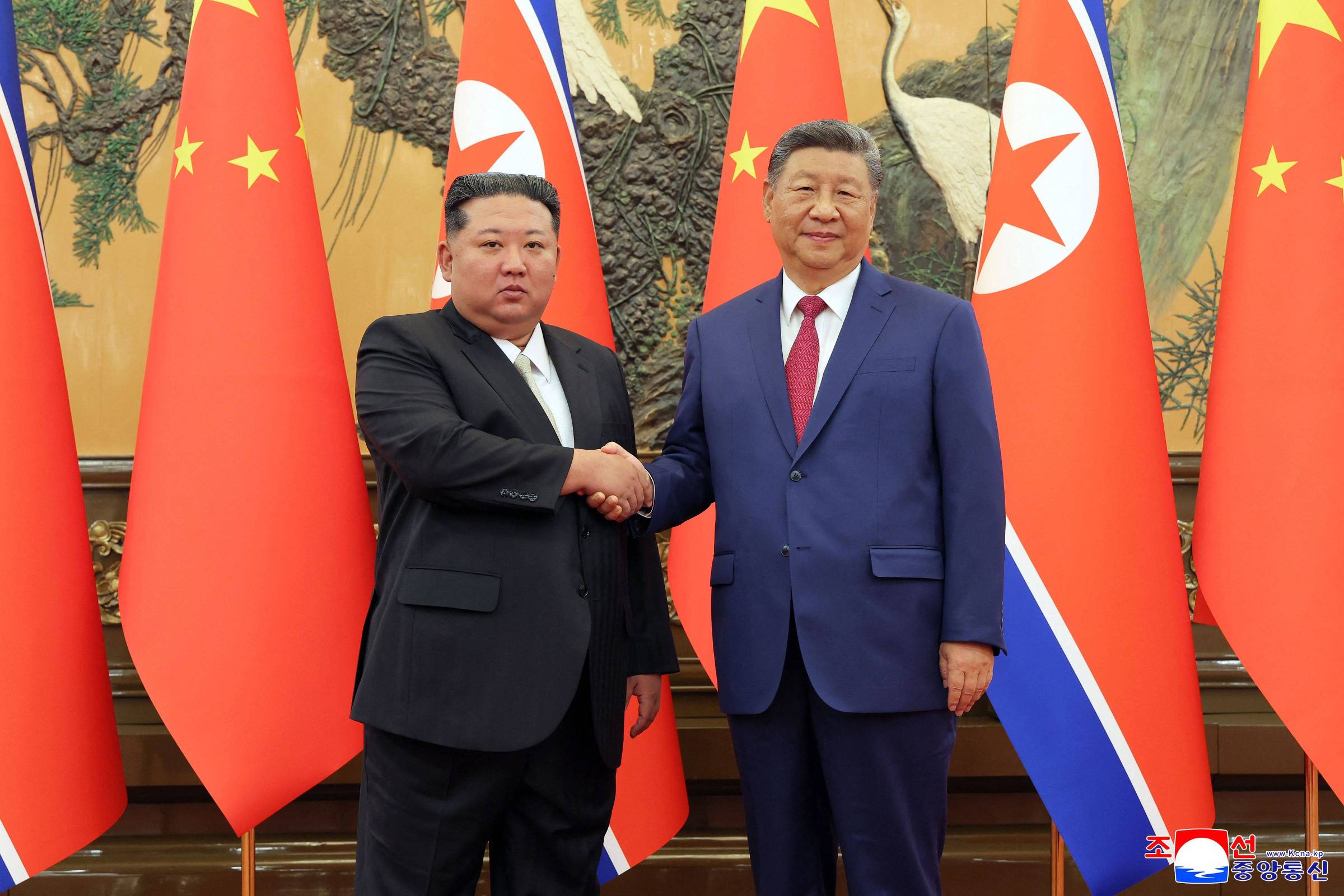 KCNA via/AFP