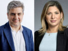 Os jornalistas Fábio Zanini, editor da coluna Painel da Folha, e Daniela Lima, colunista do UOL - Montagem