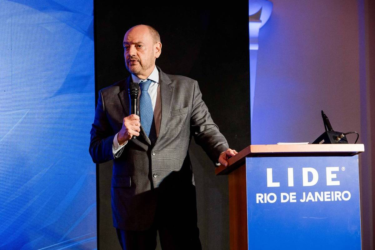 O desembargador Ricardo Couto, governador interino do Rio de Janeiro, participa de evento do grupo Lide-RJ no Copacabana Palace - Renato Wrobel/Divulgação Lide-RJ
