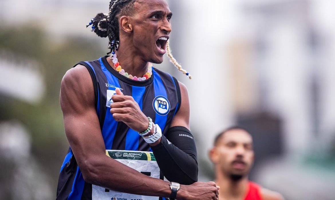 Alison dos Santos bate recorde e conquista ouro inédito nos 400m do Troféu Brasil