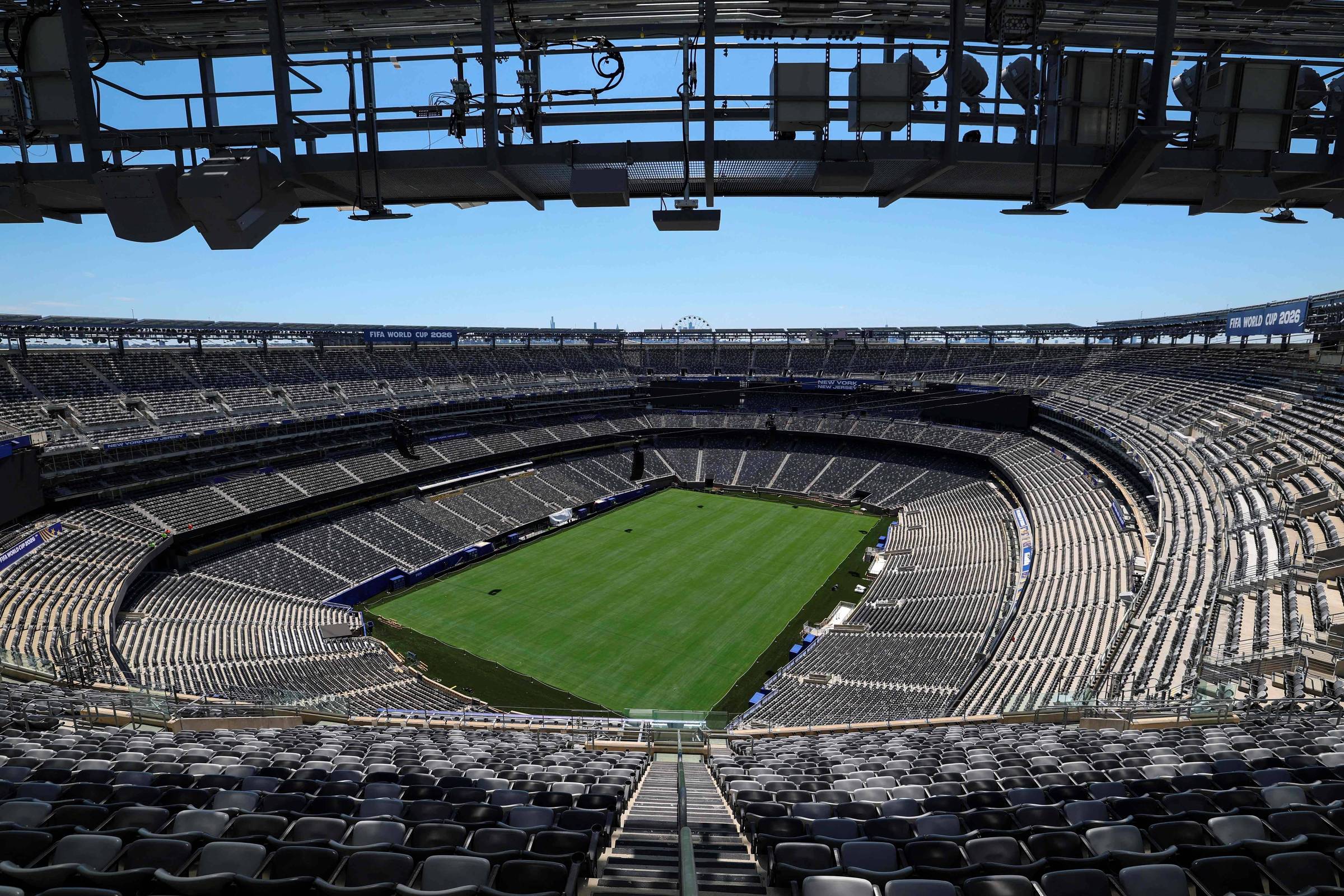 Estádio Metlife, palco da final da Copa nos EUA, reacende antiga rivalidade entre Nova York e Nova Jersey