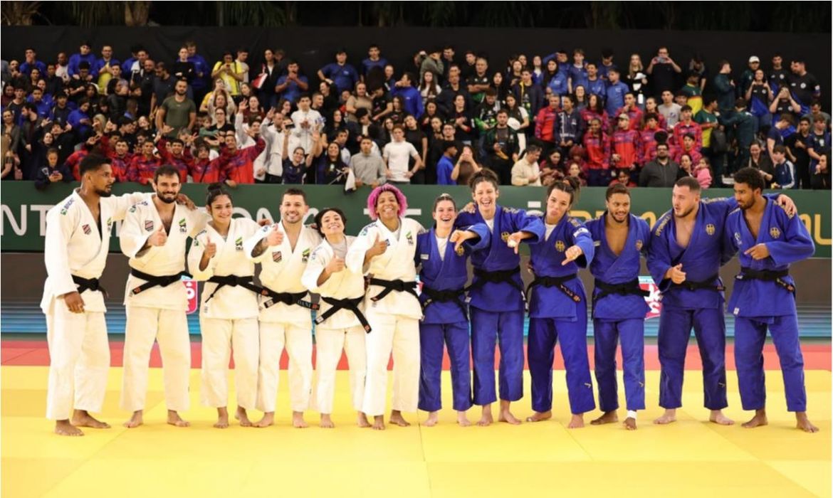 Judô brasileiro celebra vitória dominante sobre a Alemanha em desafio internacional