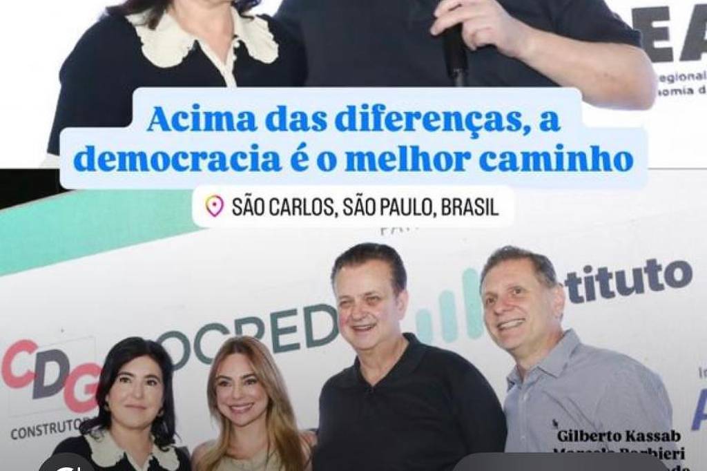 Apoio político em São Paulo: campanha de Simone Tebet mira base do PSD de Kassab