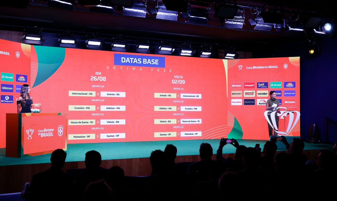 Copa do Brasil confirma três clássicos estaduais nas quartas de final