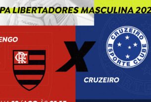 Libertadores 2026: Flamengo e Cruzeiro decidem vaga nas quartas com transmissão da Rádio Nacional