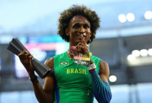 Alison dos Santos consagra-se campeão do Mundial Ultimate de Atletismo em Budapeste