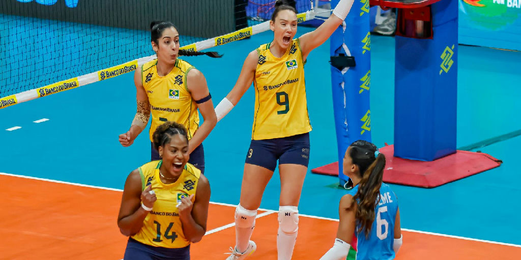 Brasil conquista vaga para Los Angeles 2028 com título invicto no Pré-olímpico