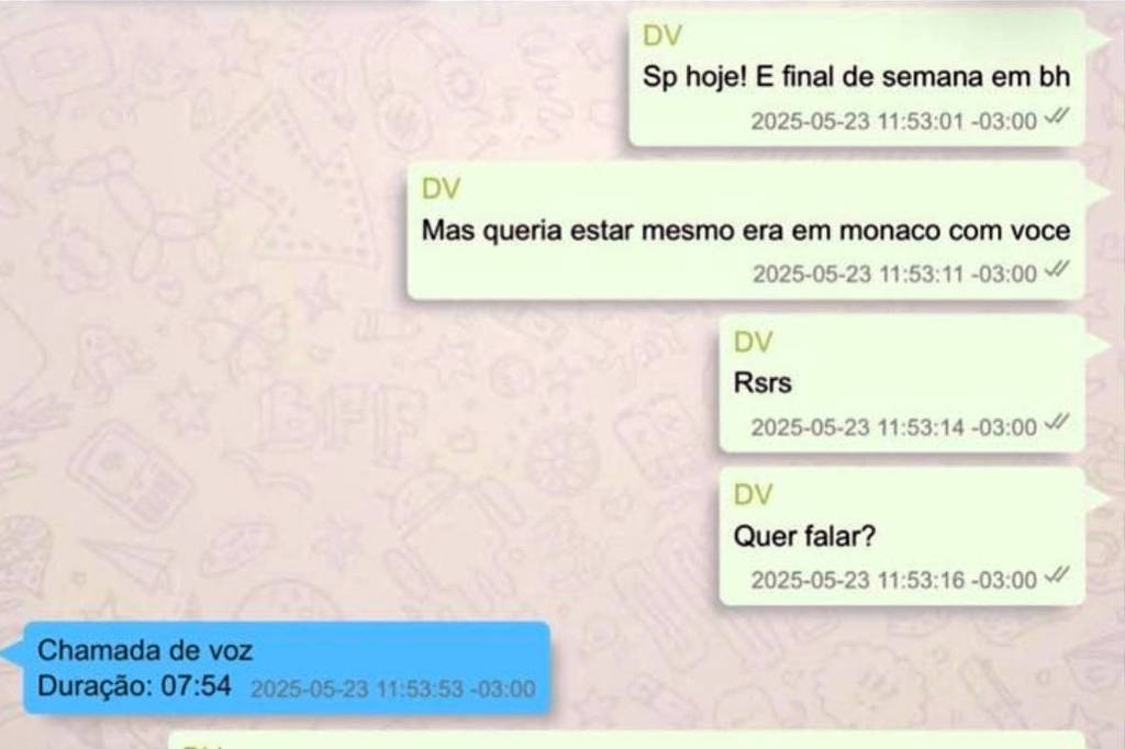Diálogos entre Daniel Vorcaro e Hugo Motta expõem elo íntimo e levantam questionamentos