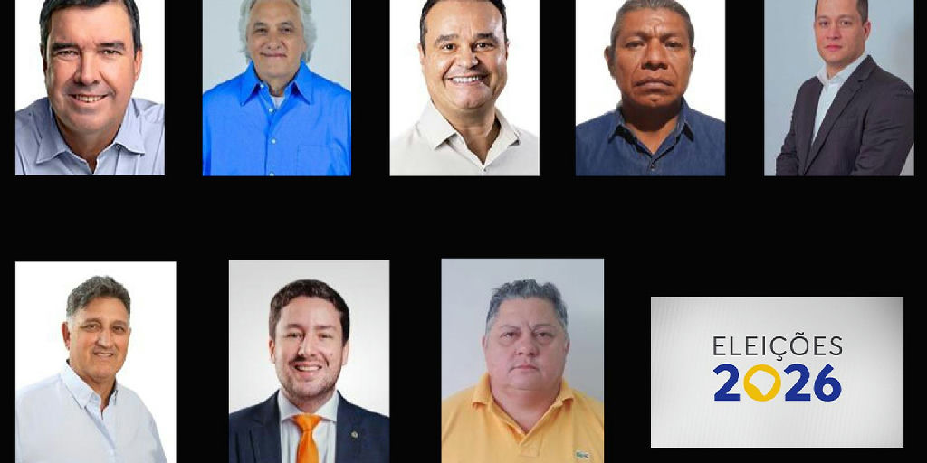 Eleições 2026: conheça os candidatos ao governo de Mato Grosso do Sul