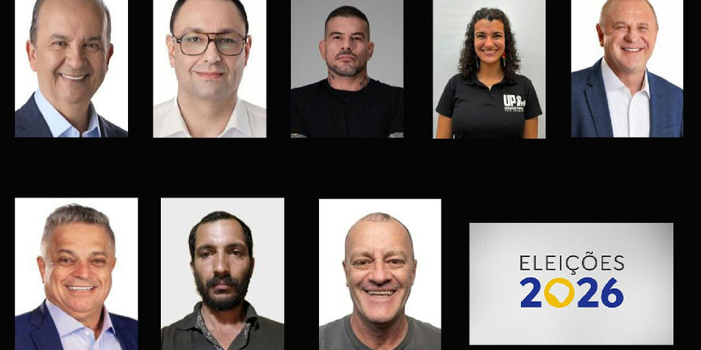 Eleições 2026: Santa Catarina terá oito candidatos na disputa pelo governo do estado